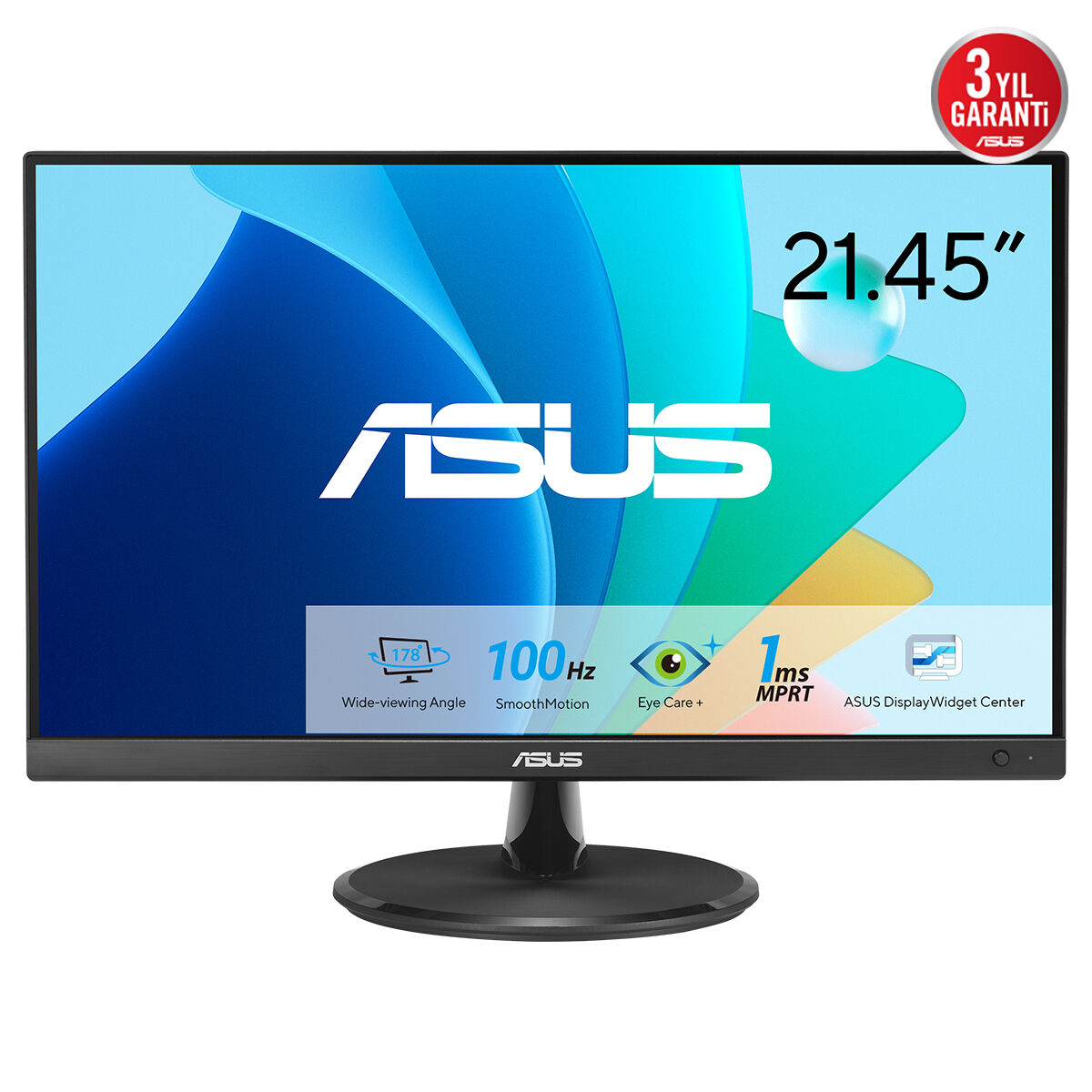 Asus VP227HF 21.5’’ 1ms 100Hz 1920x1080 Vga/Hdmi Vesa Ips Led Monitör