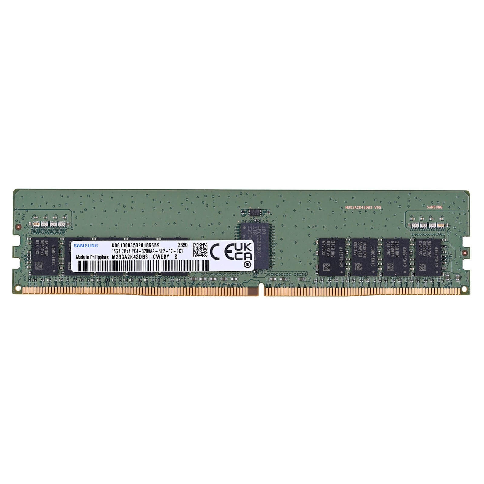 Samsung SAMR3200/16 16Gb 3200MHz DDR4 Ecc Server Ram