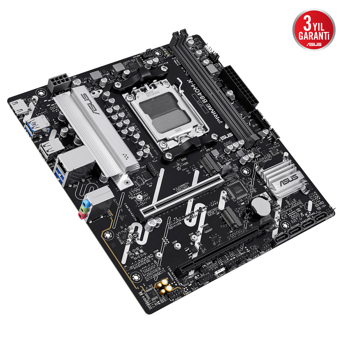 Asus Prime B840M-K 2xDdr5 Hdmi 2xM.2 Am5 Anakart