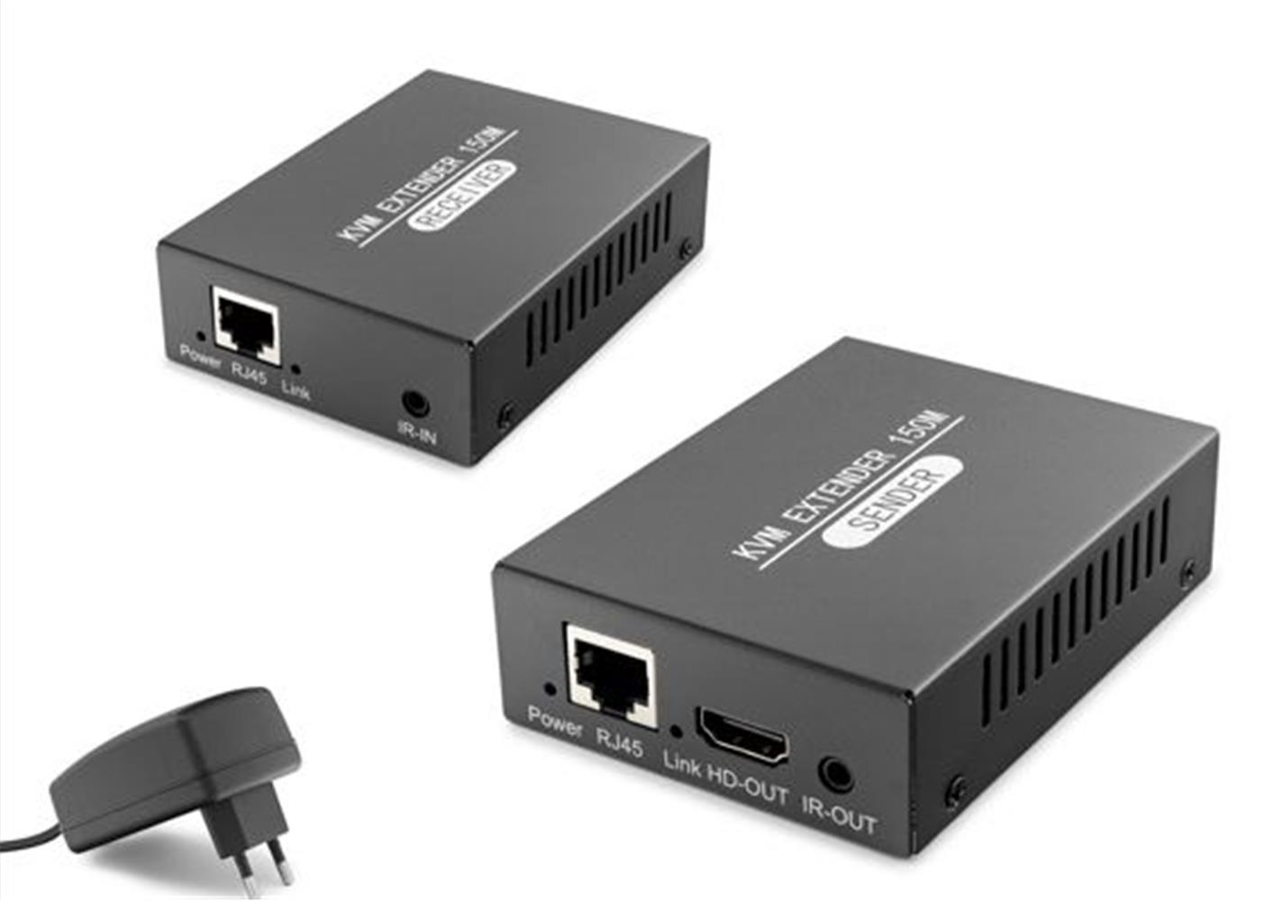 Hadron Hdx1377 150M  Hdmi Kvm Extender Siyah