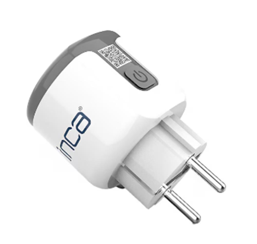 Inca IWA-283 16A Bluetooth Wi-Fi Akım Korumalı Akıllı Priz (Zamanlama, Geri Sayım, Sesle Kontrol, Güç)