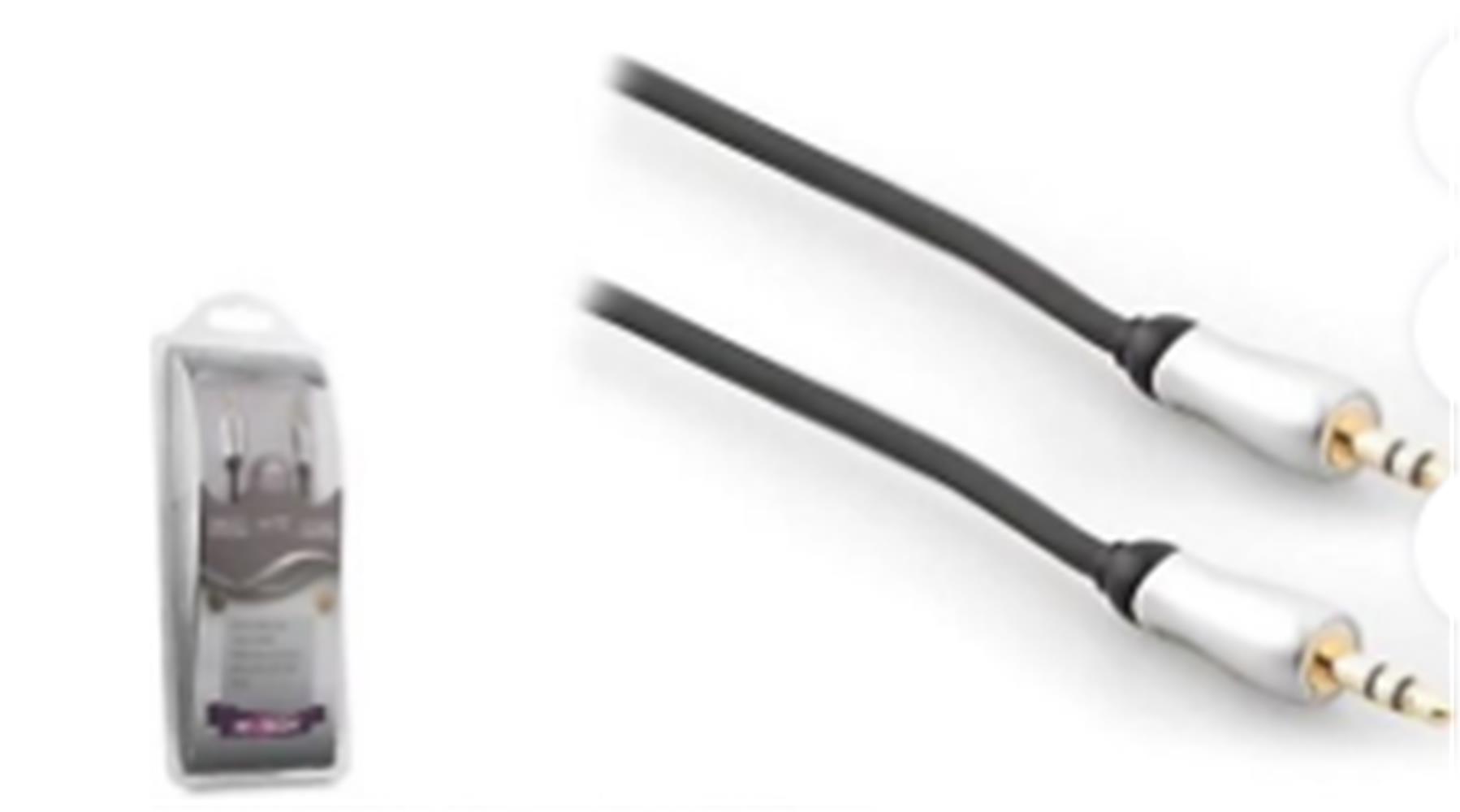 Hytech Hy-P510, Stereo Ses Kablosu 5 Mt Siyah