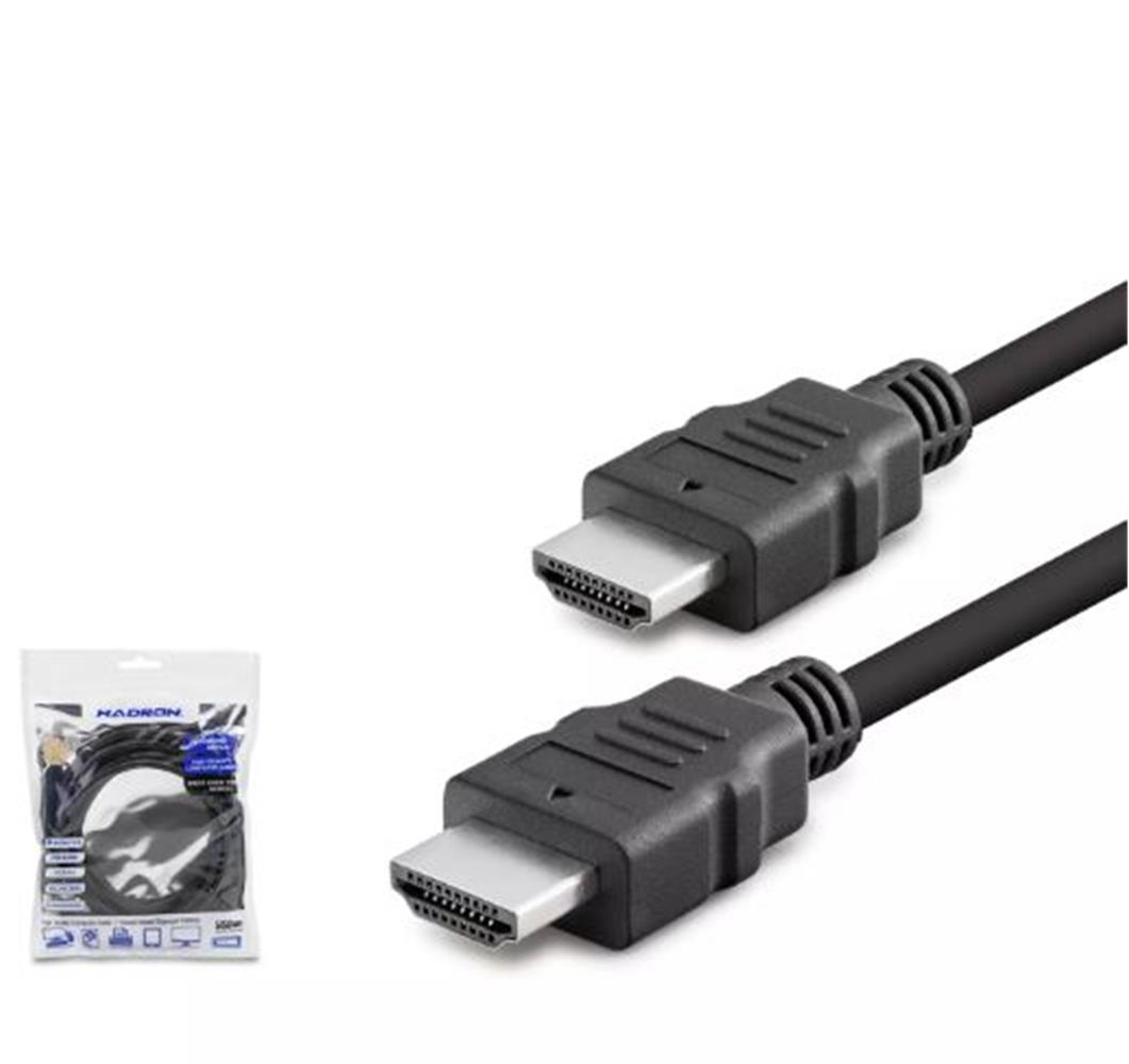 Hadron HDX2005 Hdmi (M) To Hdmi (M) Kablo PVC 3m Siyah