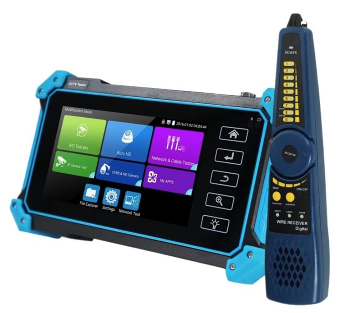 Nova NVC-IPC5100C PLUS IP-HDTVI-CVI-AHD CCTV Tester Kablo Bulucu +WB