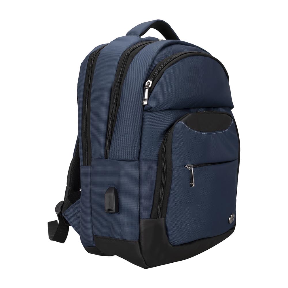 PLM Monza Usb Lacivert 15.6’’ Notebook Sırt Çantası
