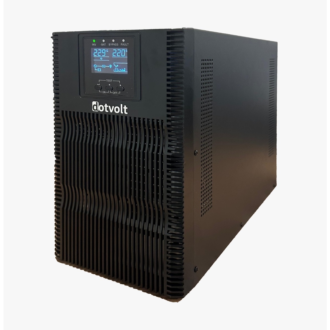 Dotvolt MN Plus 6 Kva (Dahili Manuel By-Pass) 16x12V/9Ah 1F/1F Online Ups