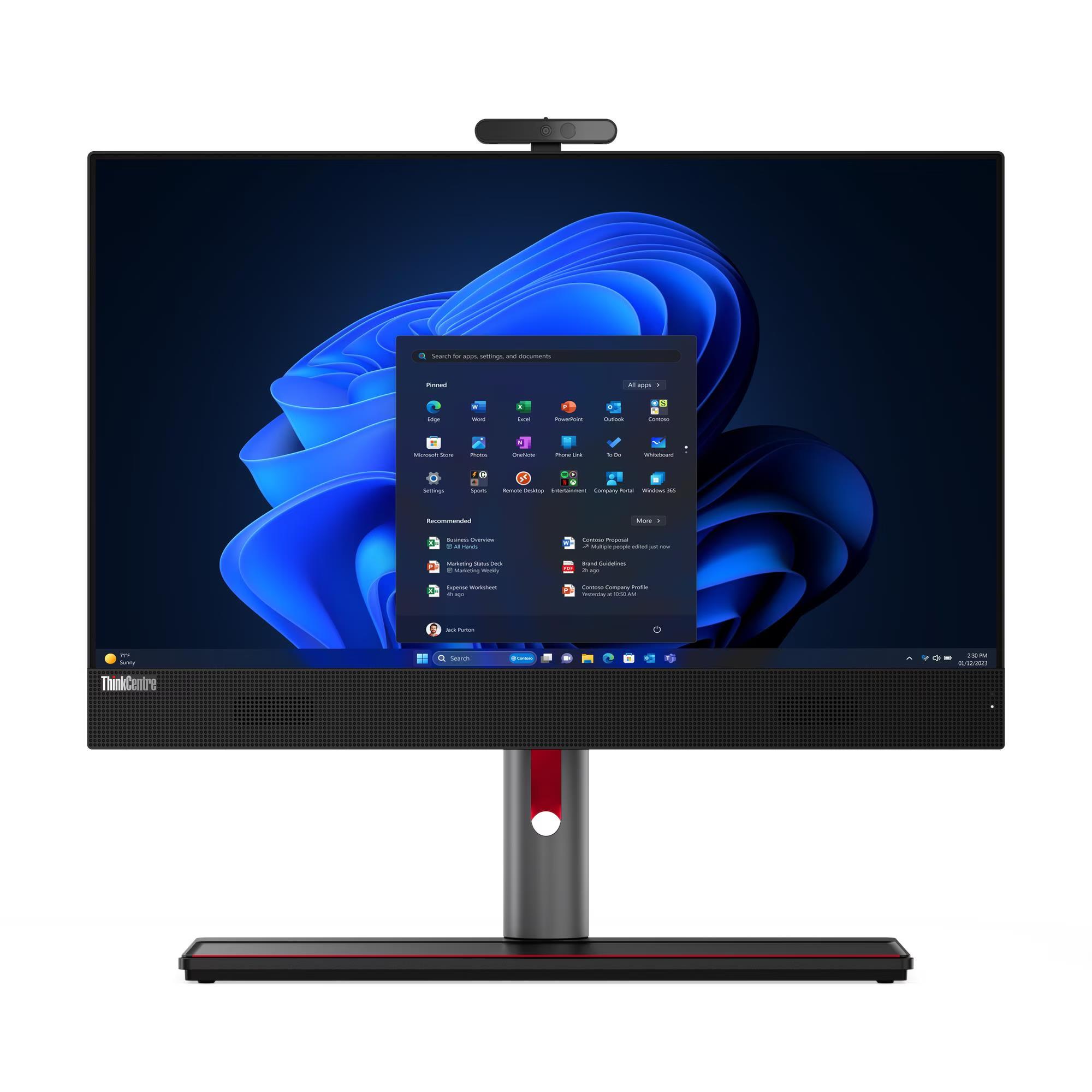 Lenovo 12SKS50800 TC M90A Gen5 I5-14400 16Gb 1Tb Ssd 23.8’’ Nontouch Freedos All In One PC - 3 yıl Yerinde Garanti