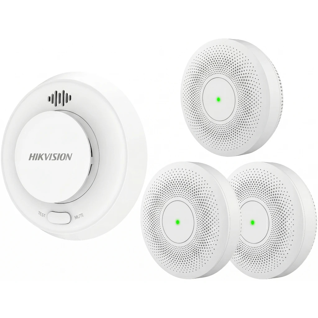 Hikvision HF-KS2-WF/R8 Kablosuz 3 Duman Dedektörlü Alarm Kiti