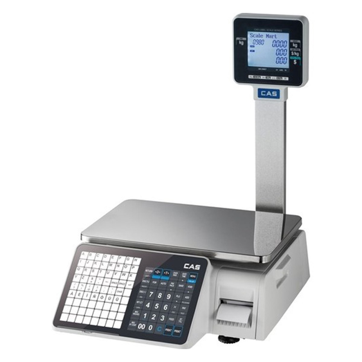 Cas CL3000-P 30 Kg Barkodlu Boyunlu Elektronik Terazi