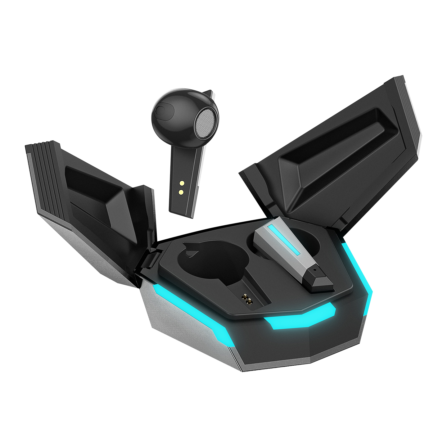 Rampage RM-TWS02G TRON T17 Gri-Siyah Mobile+PC Uyumlu Bluetooth Gaming Oyuncu Mikrofonlu Kulaklık