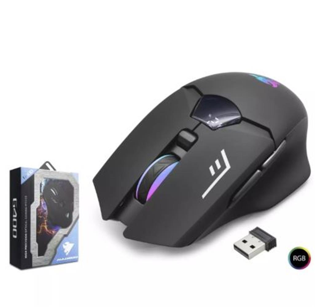 Hadron G400 Bluetooth Oyuncu Mouse Type-C Port Şarjlı + Led Ekran Rgb 1600Dpi Sessiz Siyah