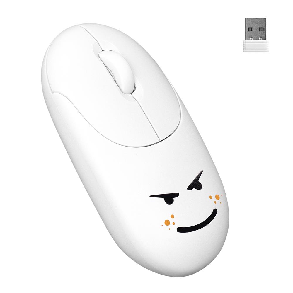 Everest SM-26 Fashion 2.4Ghz Beyaz Kabartmalı Kablosuz Mouse
