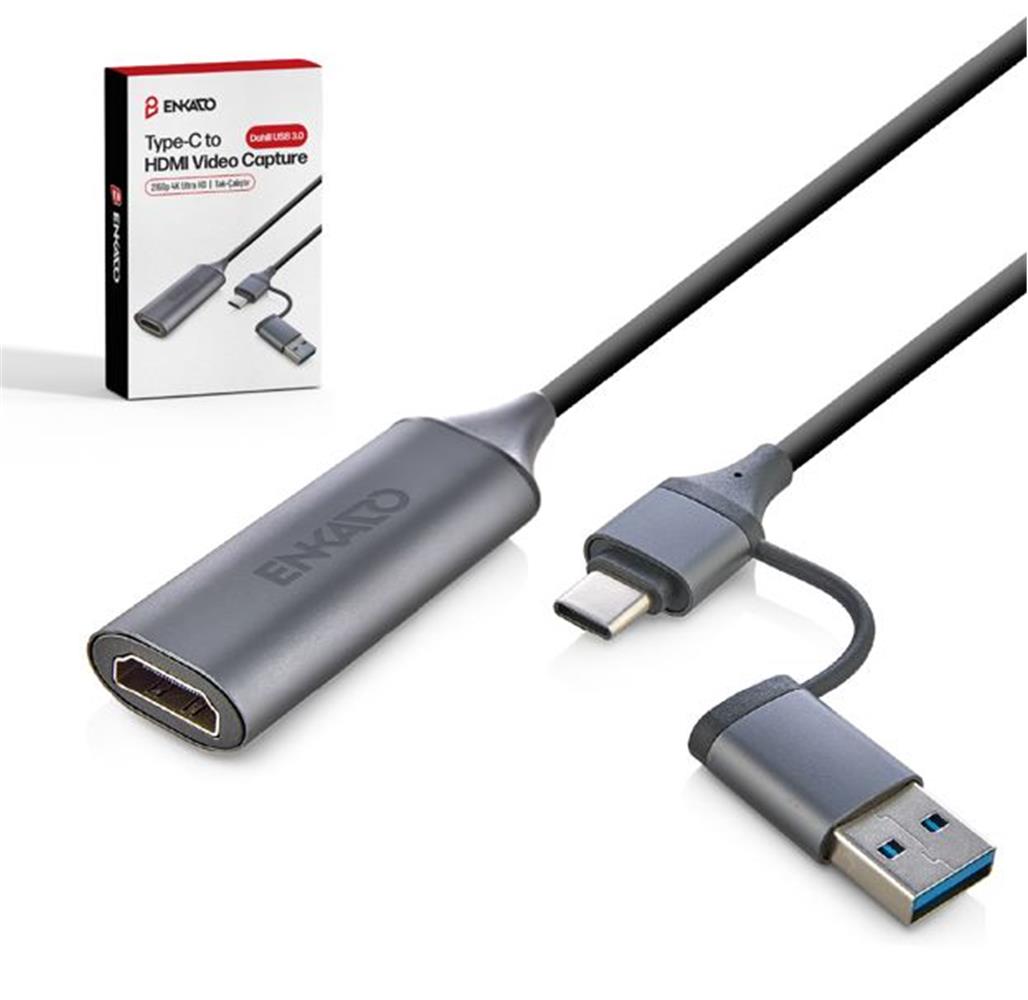 Enkado EKD-TP46 Type-c+ Usb 3.0 to Hdmı Video Capture