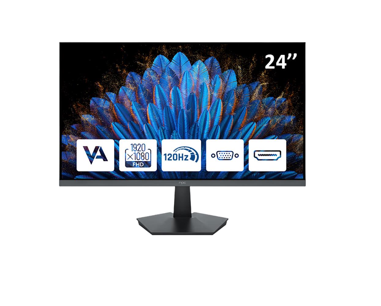 Npc 23.8’’ MF2408-A 120Hz 5ms IPS FHD Hdmi+Vga Gaming Monitör