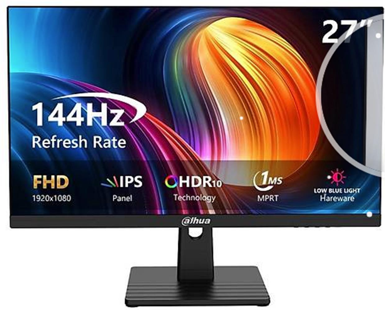 Dahua LM27-B221B 27’’ Led IPS 1ms 144Hz 1920x1080 Full HD Dp+Hdmı+Audio out (VESA) Siyah Monitör