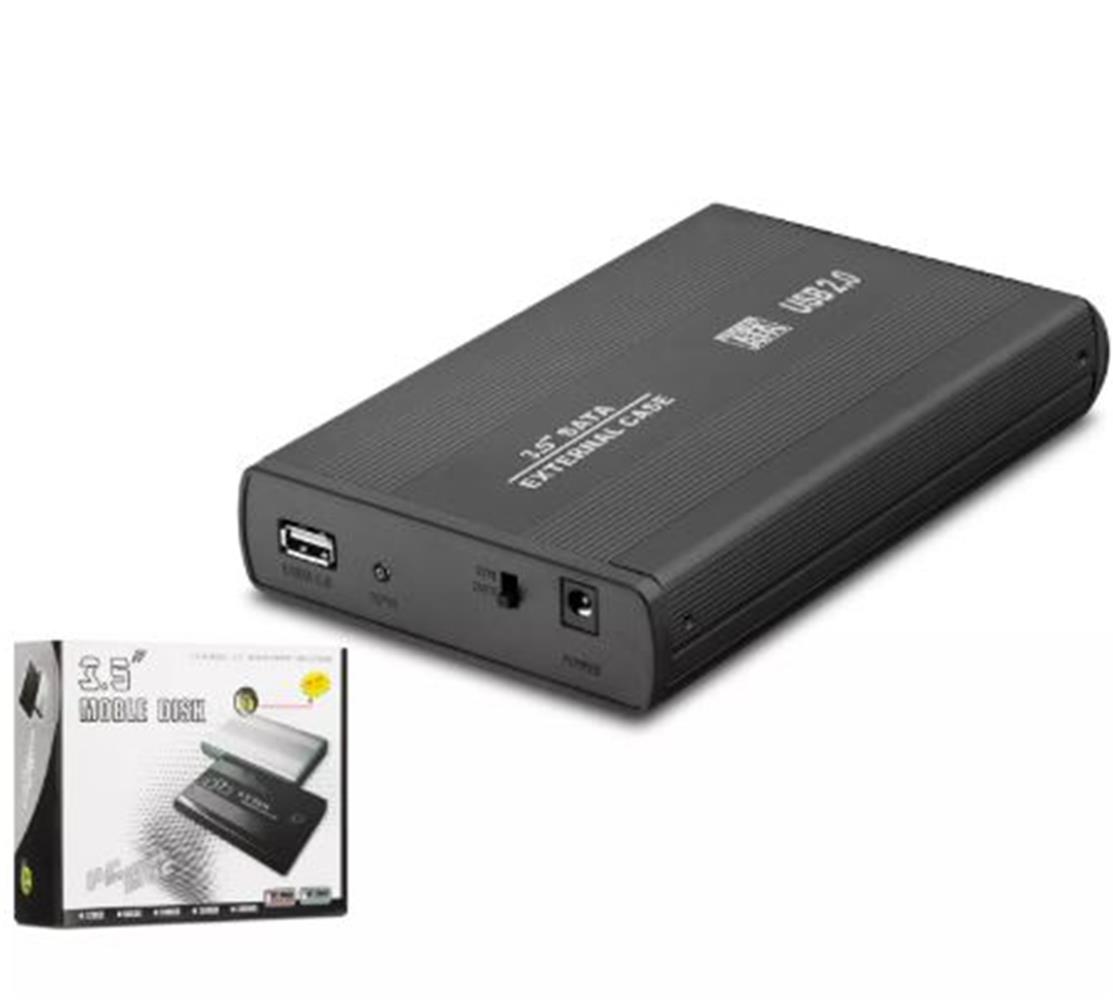 Hadron HDX1753 Hdd Kutusu USB2.0 Metal Sata 3.5’’ Siyah