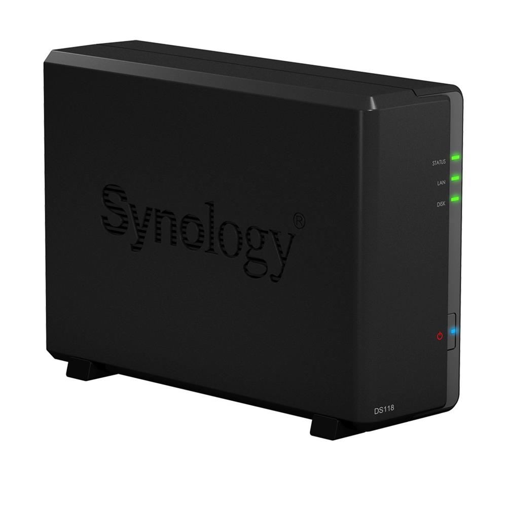 Synology%20DS118%201%20Yuvalı%2016%20TB%20NAS%20Depolama%20Ünitesi