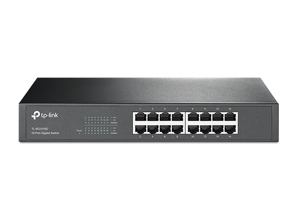 Tp-Link%20TL-SG1016D%2016%20Port%2010-100-1000%20Mbps%20Switch%20Çelik%20Kasa%20Rack%20Mount