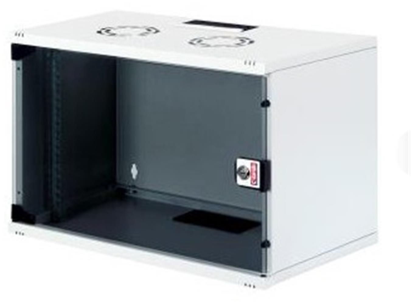 Lande LN-STB09U5440LG 9U 540x400 Cam Kapak Duvar Tip Boş Demonte Kabinet