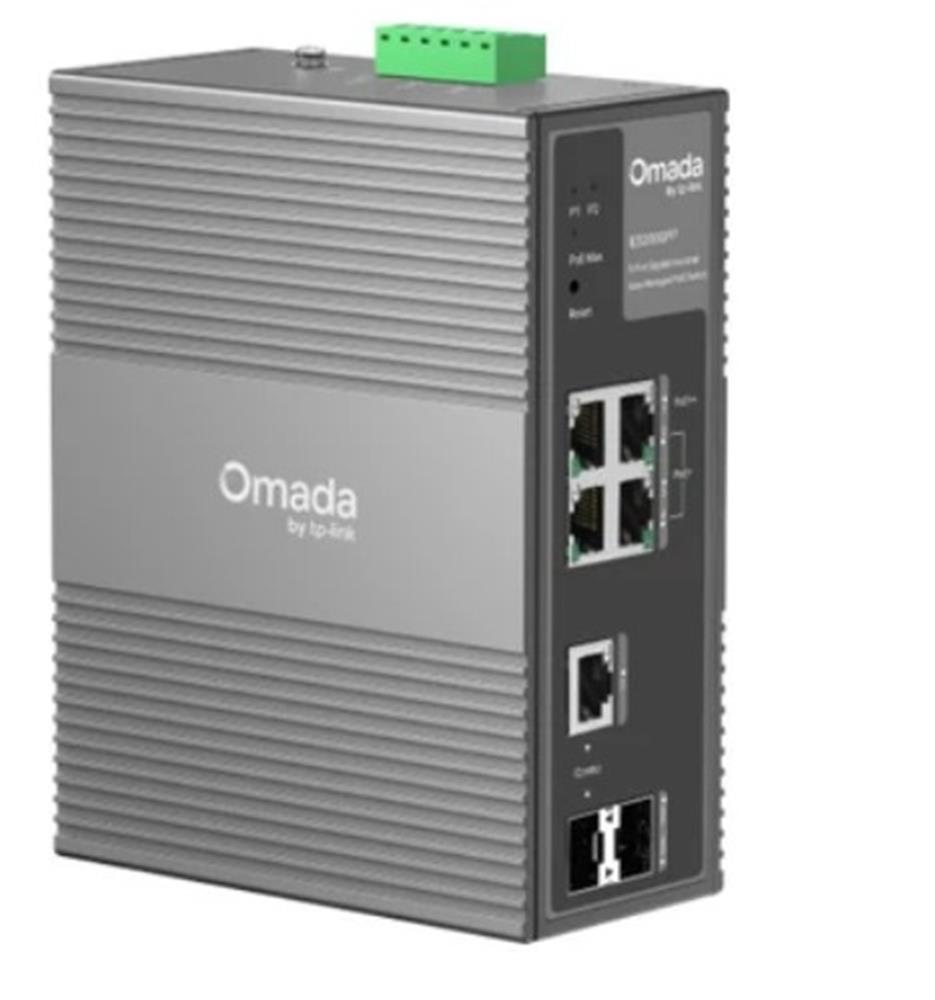 Omada TP-Link IES206GPP 6 Port Gigabit Endüstriyel Yönetilen Switch 3 Port PoE+ 1 Port PoE++