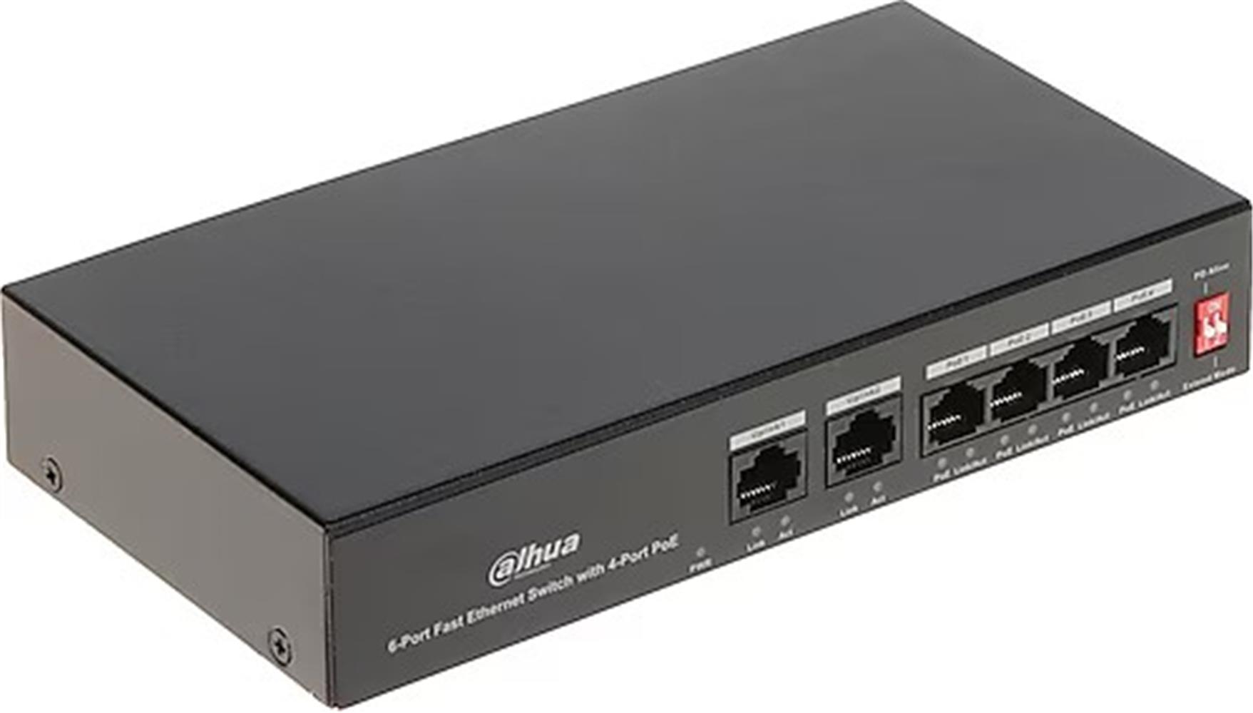 Dahua CS4220-16GT-135 16X1G RJ45 Poe 2X1G RJ45 2X1G Sfp 135W Yönetilebilir Poe Switch