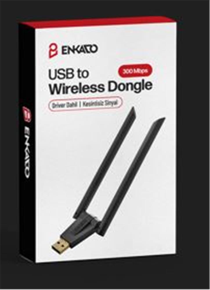 Enkado EKD-UW91 Usb to 300Mbs Çift Antenli Wireless Dongle