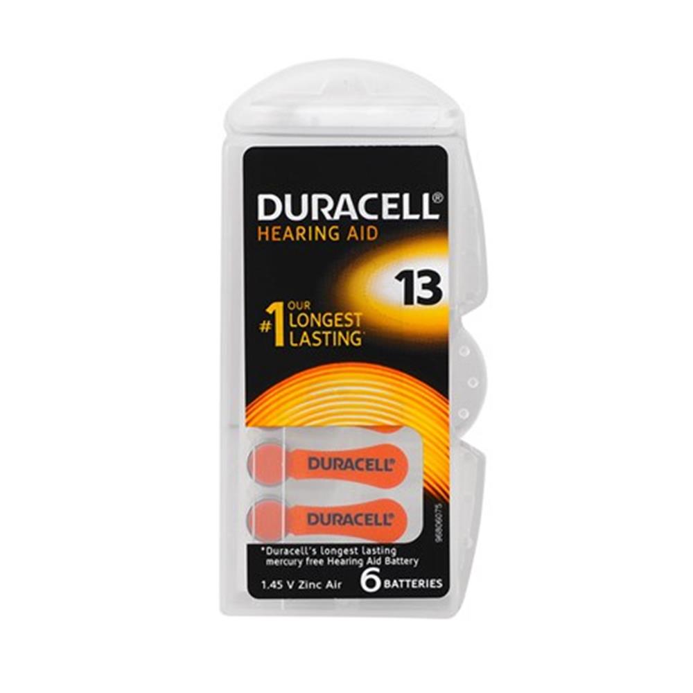 Duracell 13 Numara Düğme Kulaklık Pili İşitme Cihazı İçin 6’lı Paket