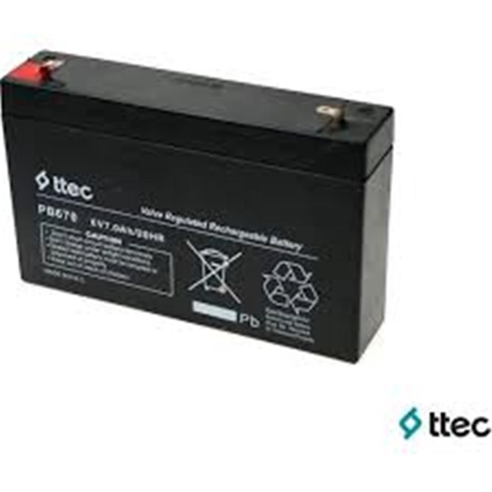 Ttec 6V 7Ah Bakımsız Kuru Akü