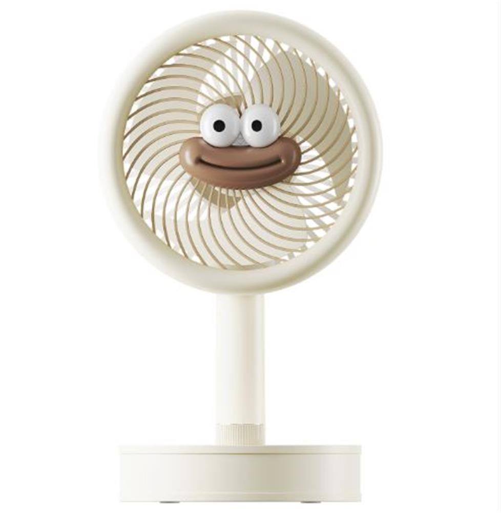 Everest EFN14 Krem 1200mAh 3 Hız Kademeli Masaüstü USB Fan