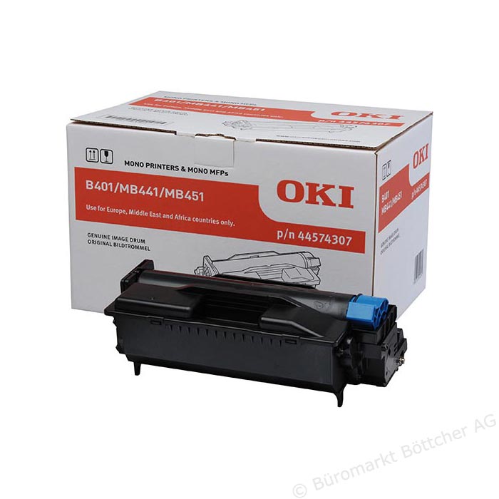 OKI 44574307 DRUM - B401, MB441, MB451 - 25000 PAGES