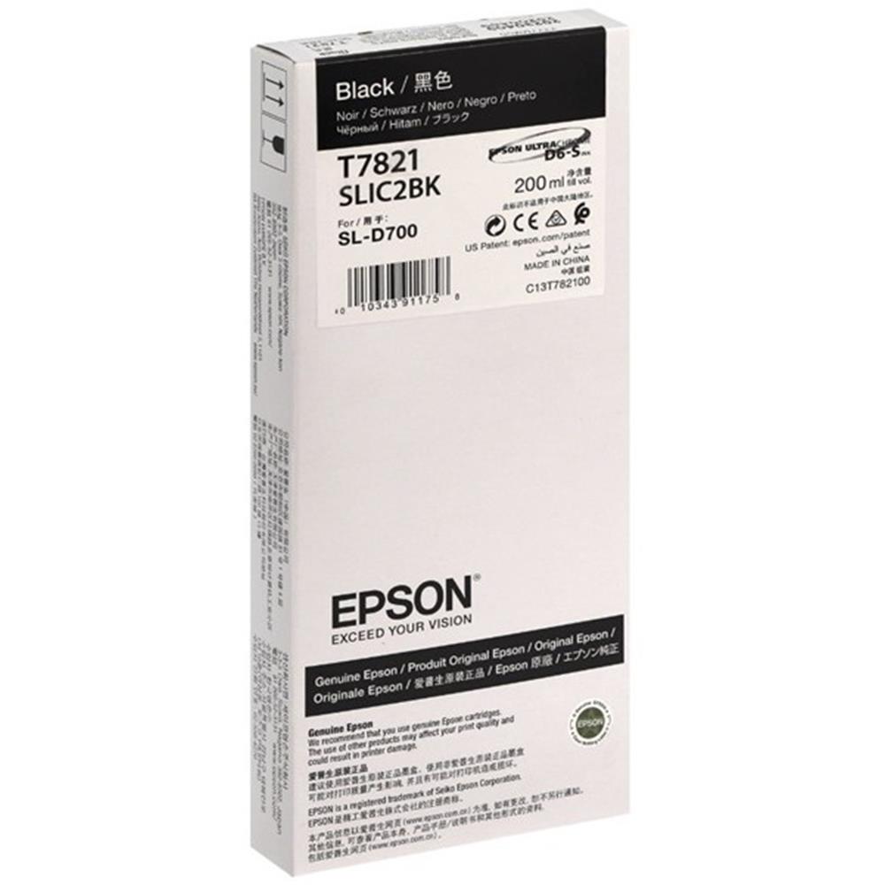 Epson Surelab SL-D700 Black Mürekkep C13T78210N