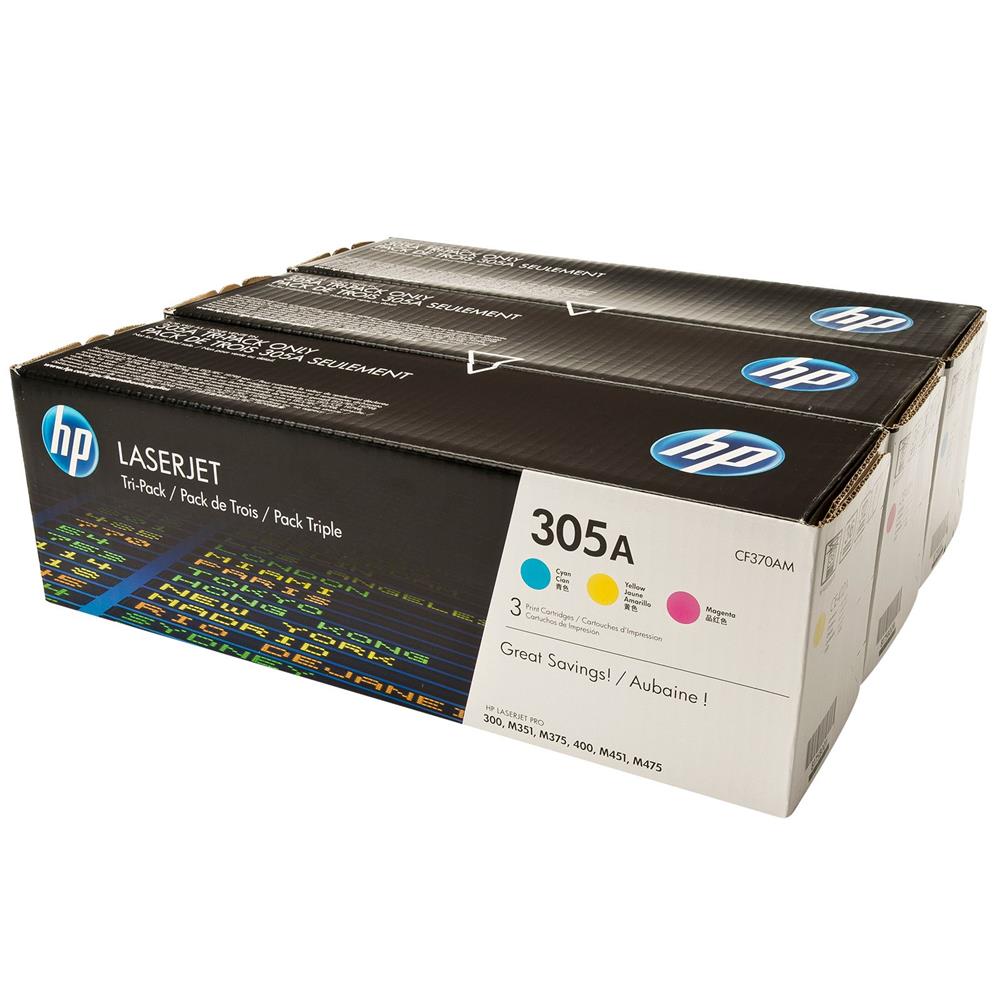 Hp 305A Mavi Kırmızı Sarı 3lü Takım Toner CF370AM CE411A CE412A CE413A