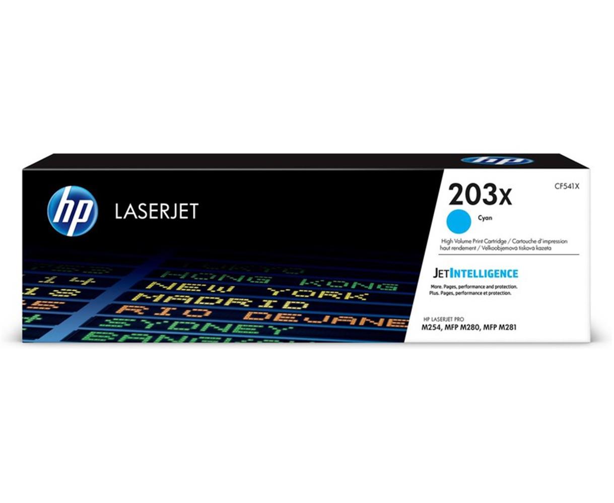 Hp CF541X 203X Cyan Mavi Yüksek Kapasite 2.500 Sayfa Toner