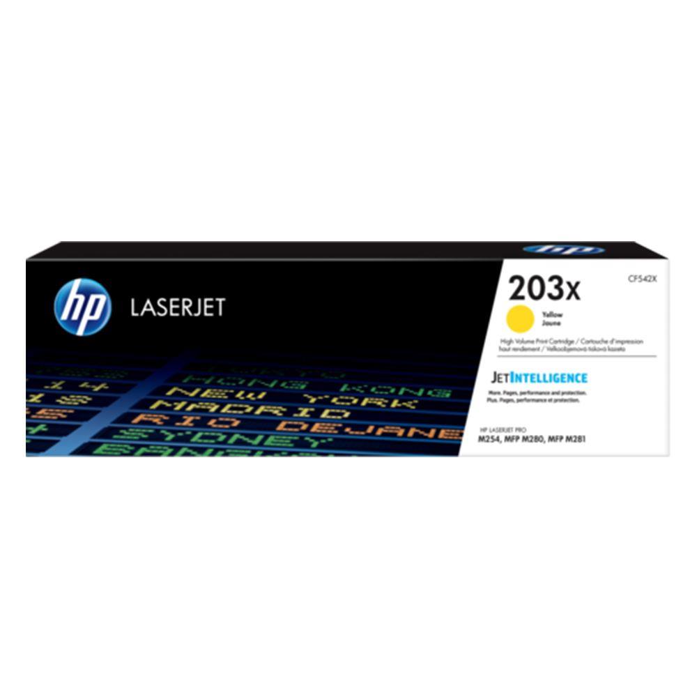 Hp CF542X 203X Yellow Sarı Yüksek Kapasite 2.500 Sayfa Toner