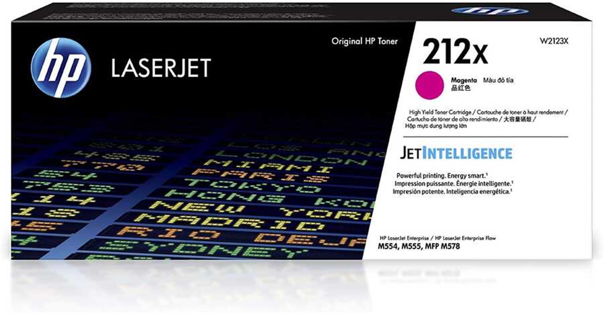 HP 212X Magenta Kırmızı Yüksek Kapasite Toner W2123X