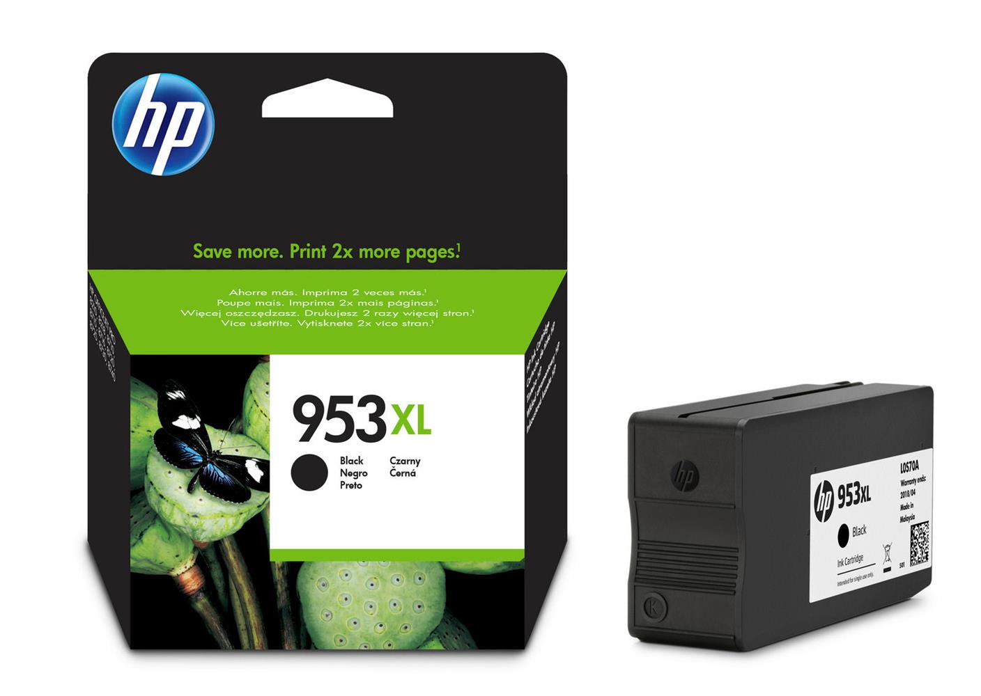 Hp L0S70AE 953XL Black Siyah Yüksek Kapasite Kartuş