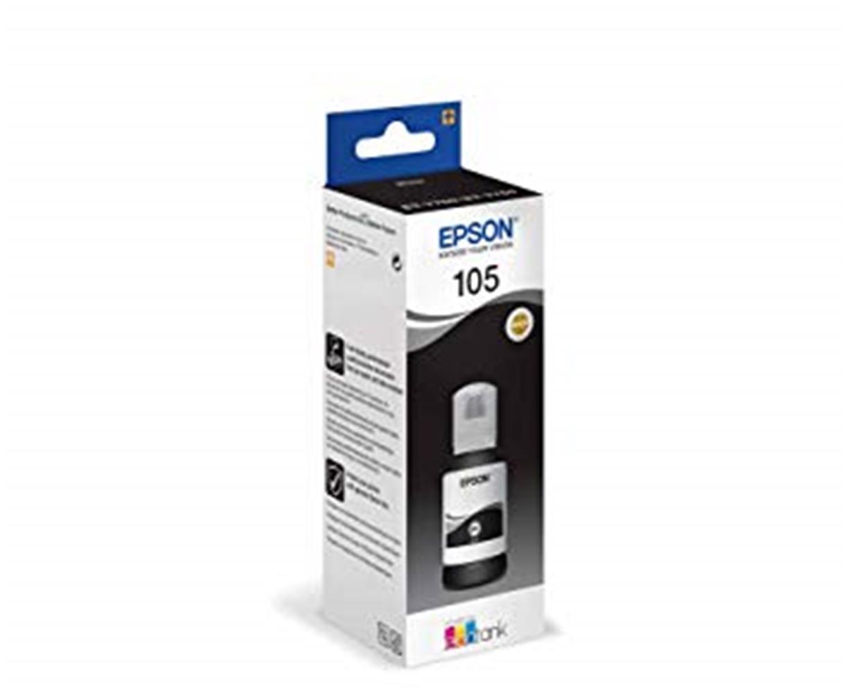 Epson T00Q140 105 Black Siyah Şişe Mürekkep L7160-7180