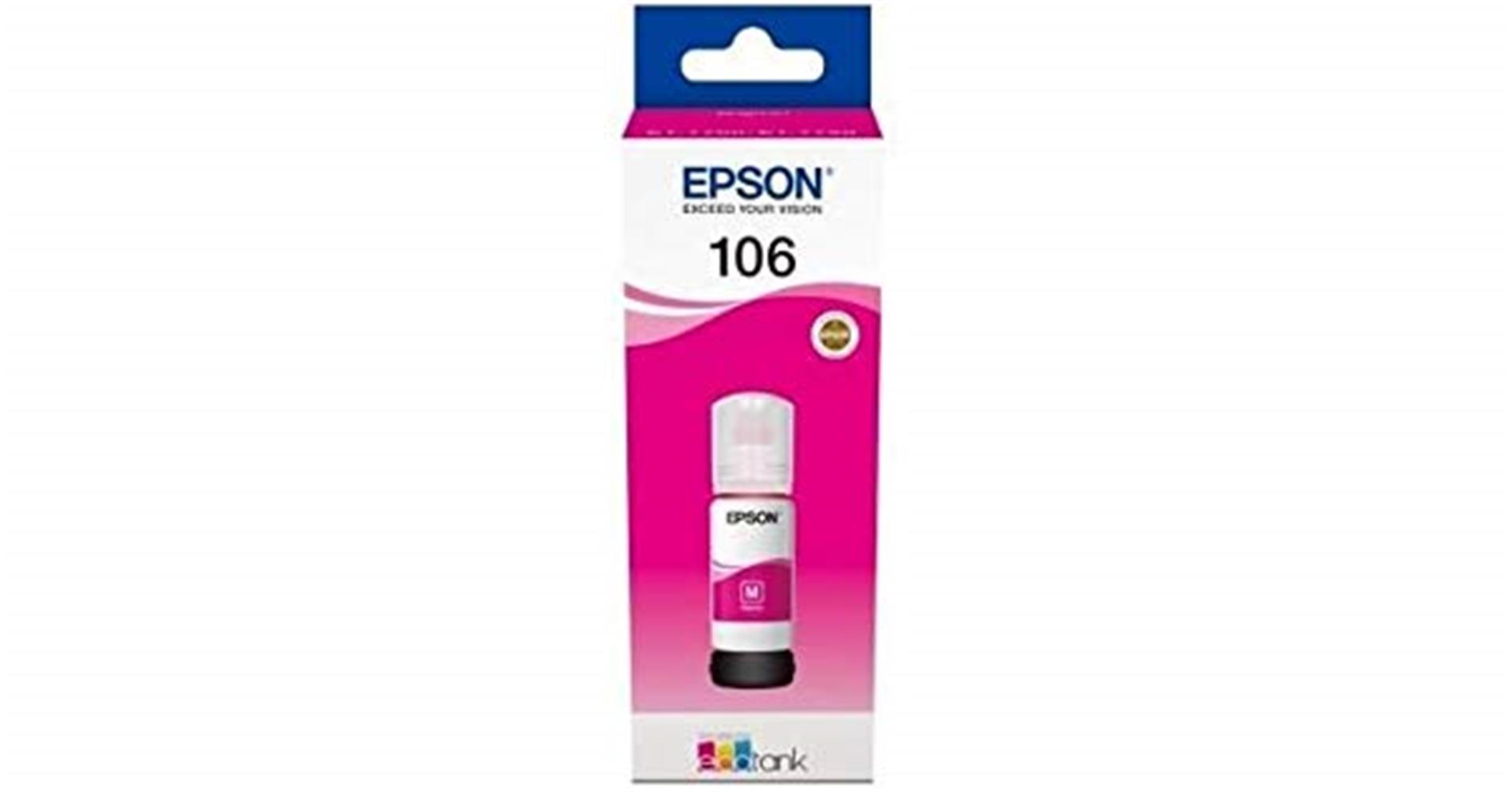 Epson T00R340 106 Magenta Kırmızı Şişe Mürekkep L7160-7180