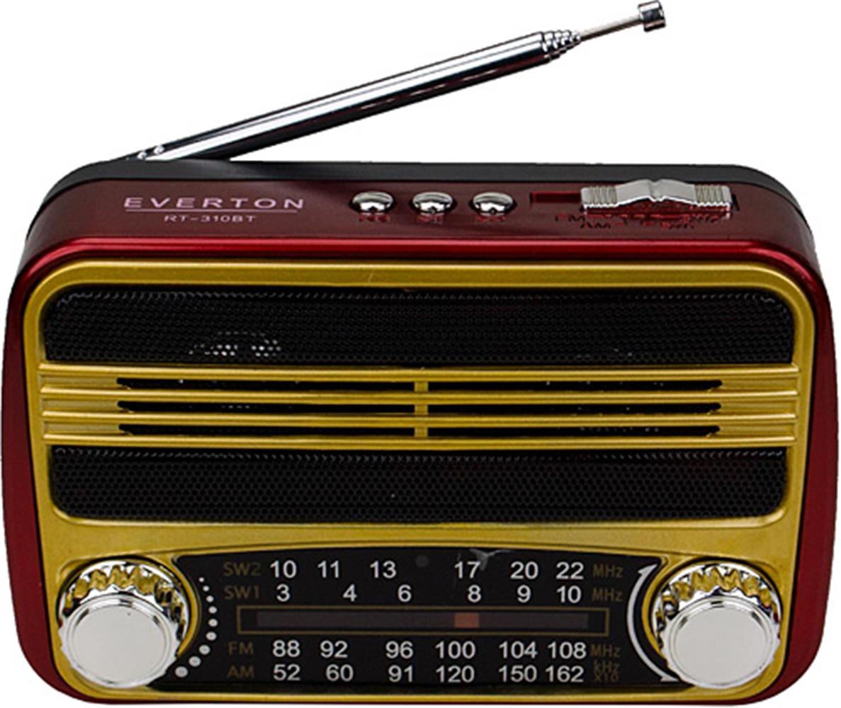 Everton Rt-310bt Bluetooth Fm-Usb-Tf Card- Şarjlı Nostaljik Radyo