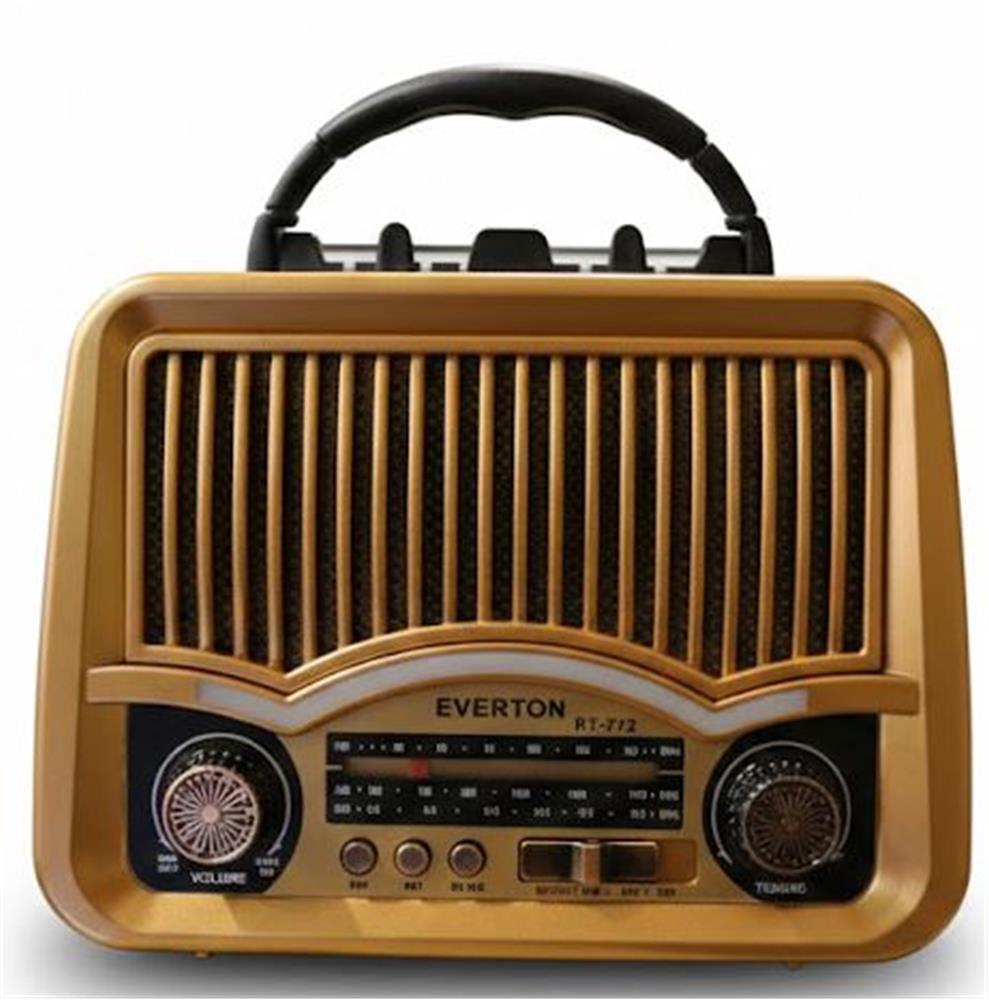 Everton RT-772  Bluetooth Usb-Micro Sd Nostaljik Radyo
