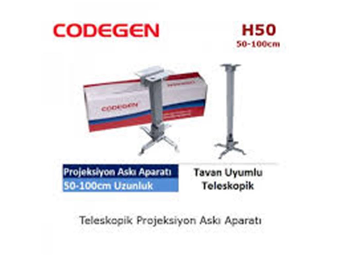 Codegen H50 Tavan Asma Aparatı 50-100 cm (Teleskopik)