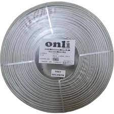 Onli 2+1 1x0,22 mini Coax 2x0,22mm 250 metre CCA Kamera Kablosu