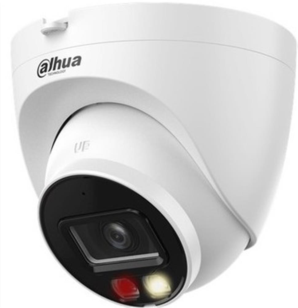 Dahua IPC-HDW1249T-S-IL 2 mp 2.8mm Smart Dual Light Aydınlatmalı Sesli Renkli Color Dome Ip Kamera