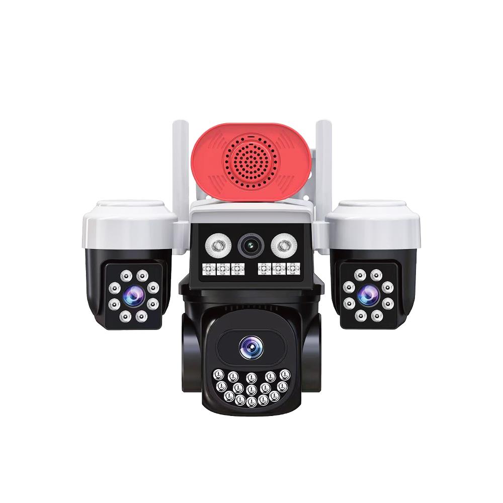 Joysee W3 9 Mp 3.6mm 2x2.8mm Üç Kamera 19IR+18Led Wifi PTZ Kamera