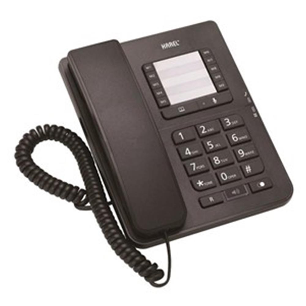 Karel TM-142 Siyah Masa Üstü Telefon