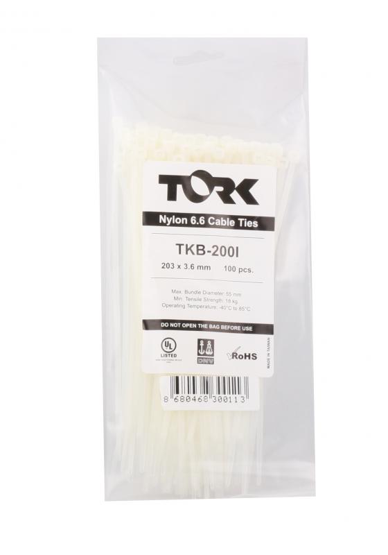 Tork%20TRK-100-2,5mm%20Beyaz%20100lü%20Kablo%20Bağı