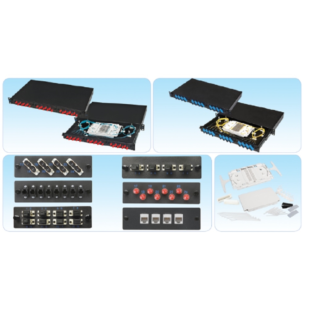 Hcs PFO-10001-1U 1U 19’’ Fi̇ber Opti̇k Sonlandırma Kutusu
