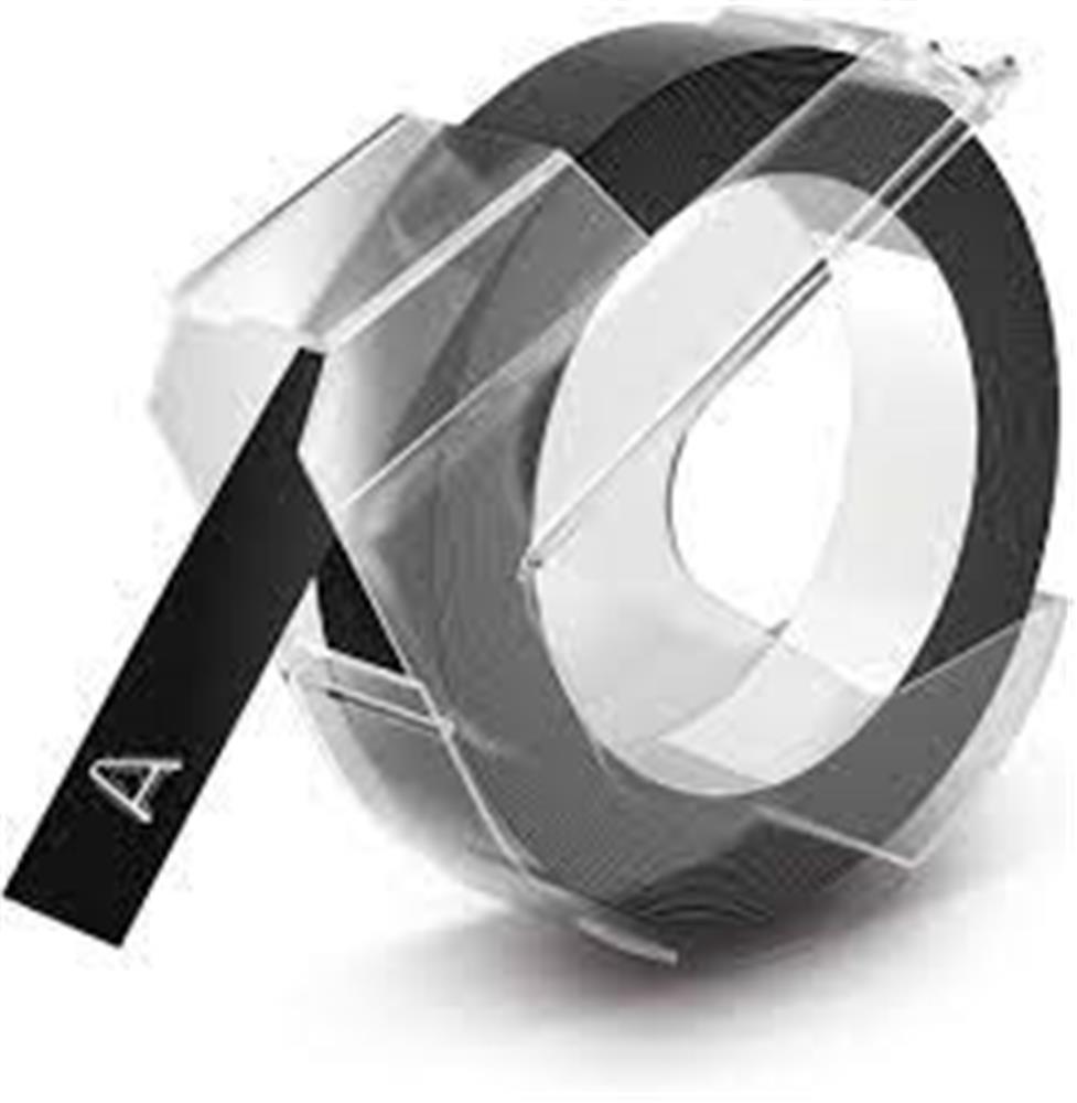DYMO S0898130 Kabartma Şerit 9 mmx3 mt Siyah 520109