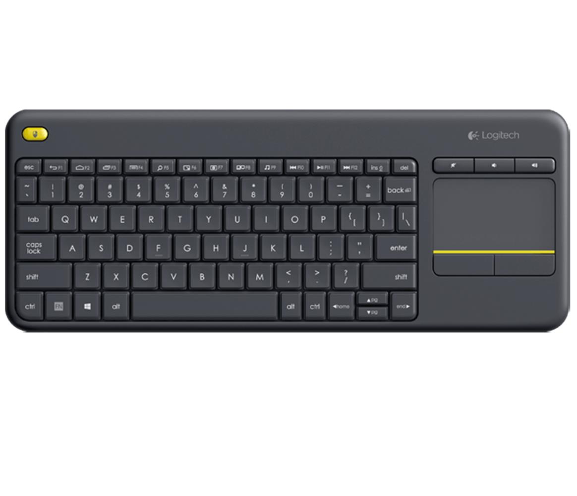 Logitech 920-007149 Wireless Touch K400 Plus Siyah Tv Kablosuz Klavye