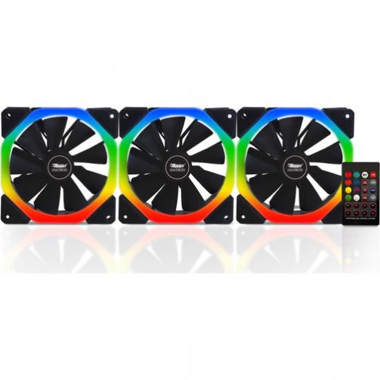 Power Boost Halo-Dual Rings 7 color 3xRGB Fan